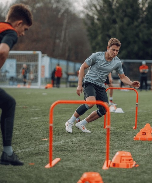 Athlete on field